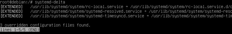 systemd-delta